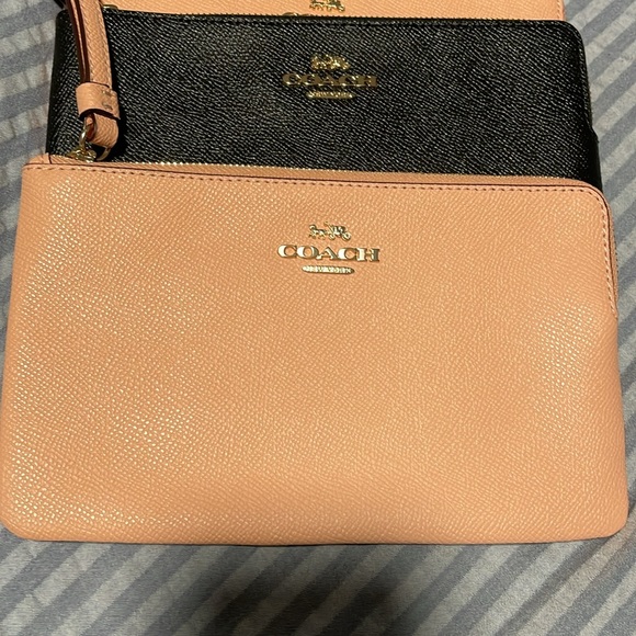 $50 EACH Coach Large Corner zip wristlets! - Picture 4 of 5